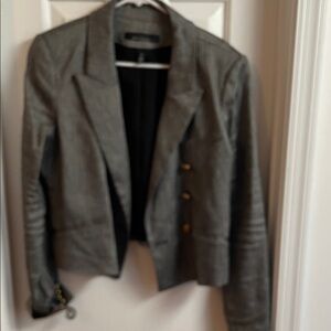 White House Black Market Gray Blazer
